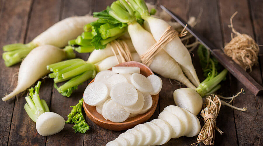 Radishes are a real vitamin bomb